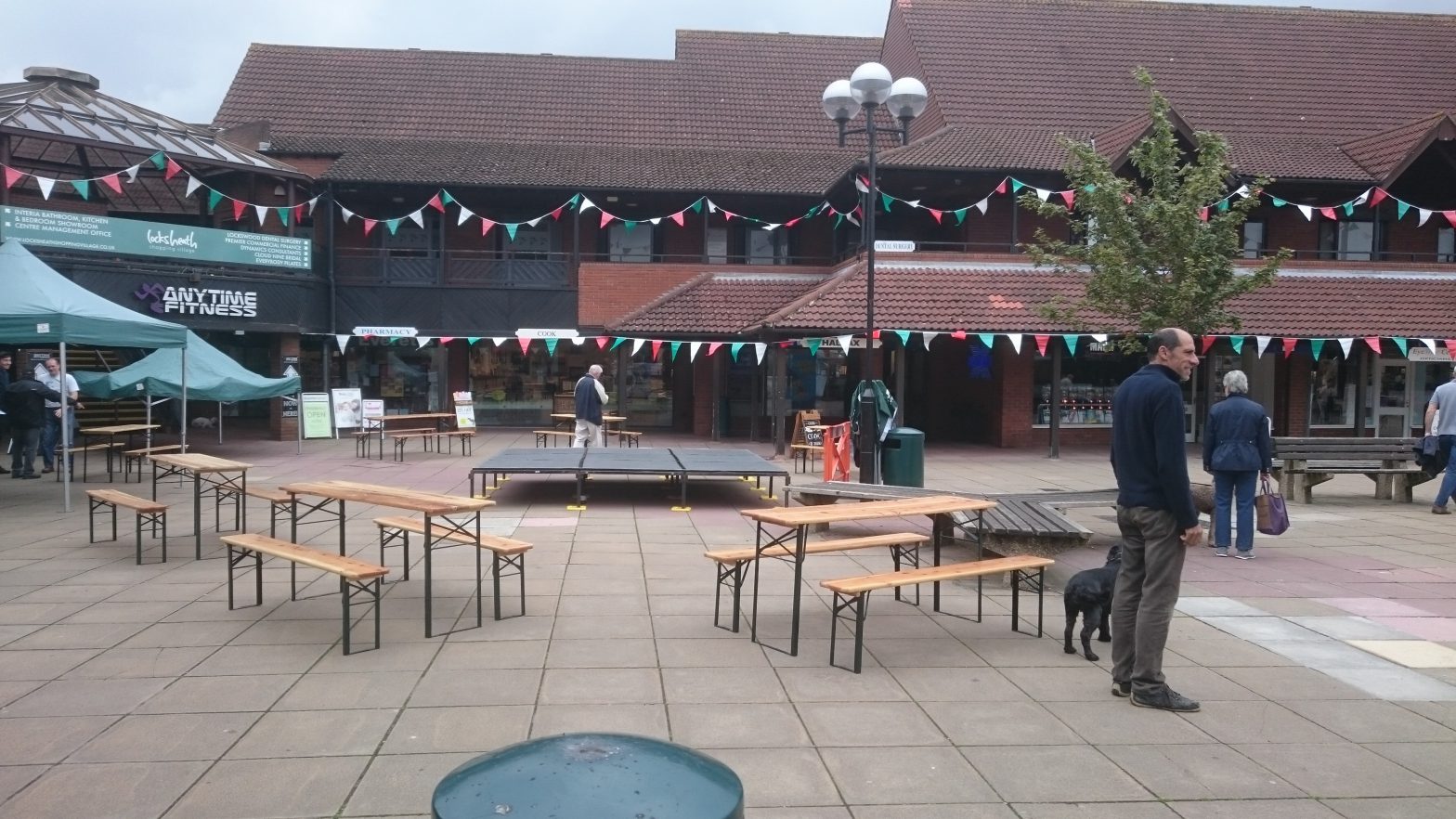 Locks Heath Shopping Center Table Bench and Stage Hire Lizard