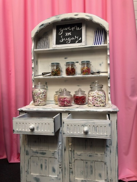 sweet dresser hire candy cart Portsmouth