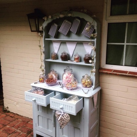 sweetie sweet dresser candy cart