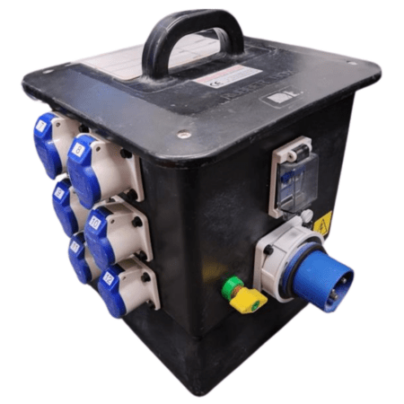 32A Single Phase Breaker Distribution Box - 1 x 32a In 12 x 16a Out